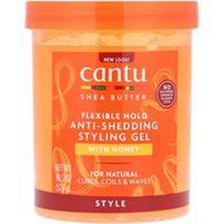 Cantu, Taukmedžio sviestas, formavimo gelis nuo išsiliejimo su medumi, lankstus laikymas, 18.5 oz (524 g)