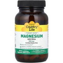 Country Life, Target-Mins®, magnis su silicio dioksidu, 60 veganiškų kapsulių