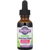 Oregon's Wild Harvest, Ekologiški valerijono apyniai, 1 fl oz (30 ml)