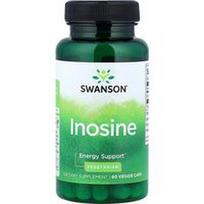 Swanson Vitamins, Inozinas, 60 vegetariškų kapsulių (500 mg vienoje kapsulėje)