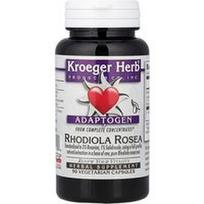 Kroeger Herb Co, „Complete Concentrates®“, rožinė rodiolė, 90 vegetariškų kapsulių