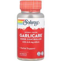 Solaray, Enterinis dengtas GarliCare®, 60 tablečių