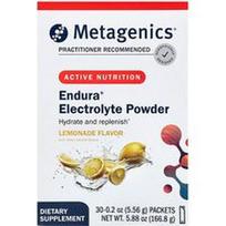Metagenics, Endura® elektrolitų milteliai, limonadas, 30 pakelių po 0,2 uncijos (5,56 g)