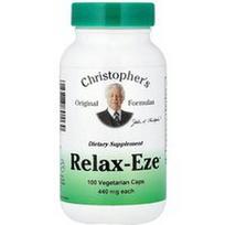 Christopher's Original Formulas, „Relax-Eze“, 100 vegetariškų kapsulių