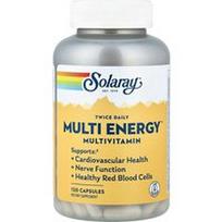 Solaray, Du kartus per dieną vartojamas „Multi Energy™“ multivitaminas, 120 kapsulių