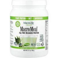 Macrolife Naturals, MacroMeal, Ultimate Protein milteliai, vanilė, 21.7 uncijos (615 g)