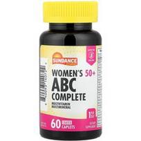 Sundance Vitamins, Moteriškas 50+, ABC Complete Multivitamin Multimineral, 60 dengtų kapsulių