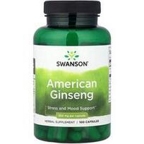 Swanson Vitamins, Amerikietiškas ženšenis, 550 mg, 100 kapsulių