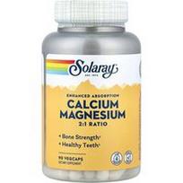 Solaray, Padidintas kalcio magnio įsisavinimas, 90 VegCaps