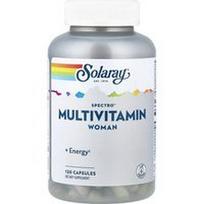 Solaray, „Spectro™“ multivitaminai moterims, 120 kapsulių