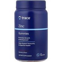 Trace, Cinko guminukai, šeivamedžio uogos, 60 guminukų (15 mg viename guminuke)