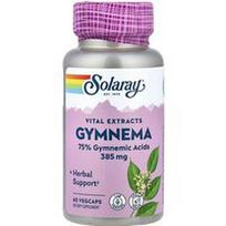 Solaray, Gyvybiniai ekstraktai, Gymnema, 385 mg, 60 daržovių kapsulių