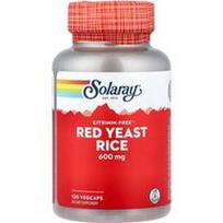 Solaray, Raudonųjų mielių ryžiai, 600 mg, 120 daržovių kapsulių