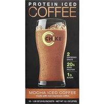 Chike Nutrition, Baltyminė ledinė kava, moka, 12 pakelių po 31 g (1,09 uncijos)