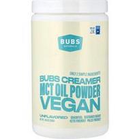 BUBS Naturals, „Bubs“ grietinėlės milteliai, MCT aliejaus milteliai, be skonio, 300 g