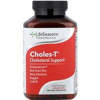 LifeSeasons, „Choles-T®“, cholesterolio palaikymas, 180 daržovių kapsulių