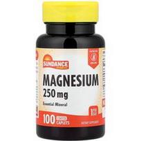 Sundance Vitamins, Magnis, 250 mg, 100 dengtų kapsulių