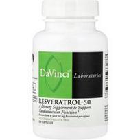 DaVinci Laboratories, Resveratrolis-50, 50 mg, 120 kapsulių