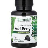 Emerald Laboratories, Acai uogos, 60 daržovių kapsulių (500 mg vienoje kapsulėje)