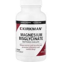 Kirkman Labs, Magnio bisglicinatas, buferinis chelatas, 180 kapsulių (50 mg vienoje kapsulėje)