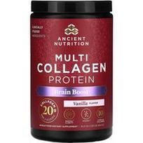 Ancient Nutrition, Multi kolageno baltymai, smegenų stiprinimas, vanilė, 1 svaras (454,5 g)