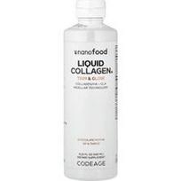 Codeage, Nanofood, skystas kolagenas, Trim & Glow, šokoladinė moka, 15.22 fl oz (450 ml)