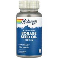 Solaray, Agurklių sėklų aliejus, 1 000 mg, 50 minkštųjų gelių