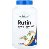Nutricost, Rutinas, 500 mg, 180 kapsulių