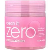 Banila Co, Clean it Zero, rožinis drėkinamasis dažų kilimėlis, 70 įklotų, 7.94 fl oz (235 ml)