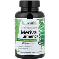 Emerald Laboratories, Meriva® Ciberžolė +, 60 daržovių kapsulių