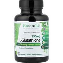 Emerald Laboratories, L-glutationas, 250 mg, 30 augalinių kapsulių