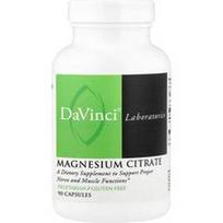 DaVinci Laboratories, Magnio citratas, 90 kapsulių (140 mg vienoje kapsulėje)