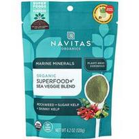 Navitas Organics, Jūros mineralai, ekologiškas „Superfood+®“ jūros daržovių mišinys, 120 g