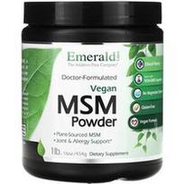 Emerald Laboratories, Veganiški MSM milteliai, 1 svaras (454 g)