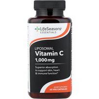 LifeSeasons, Liposominis vitaminas C, 60 daržovių kapsulių (500 mg vienoje kapsulėje)