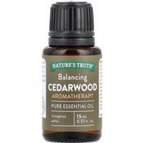 Nature's Truth, Grynas eterinis aliejus, balansuojantis kedrų mediena, 0,51 fl oz (15 ml)