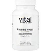 Vital Nutrients, Rhodiola Rosea, 120 veganiškų kapsulių (200 mg vienoje kapsulėje)