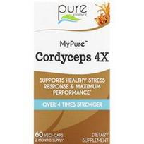 Pure Essence, „MyPure“, kordicepsas 4 kartus per dieną, 60 vegetariškų kapsulių