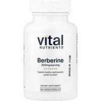 Vital Nutrients, Berberinas, 200 mg, 60 veganiškų kapsulių