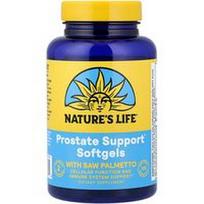Nature's Life, Prostatos palaikymas su sabalpalmėmis, 120 minkštųjų kapsulių