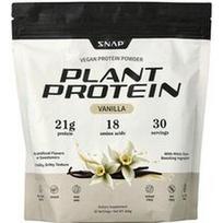 Snap Supplements, Augaliniai baltymai, veganiški baltymų milteliai, vanilės skonio, 868 g
