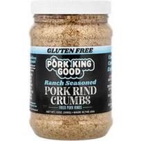 Pork King Good, Kiaulienos žievės trupiniai, rančos prieskoniai, 12 uncijų (340 g)