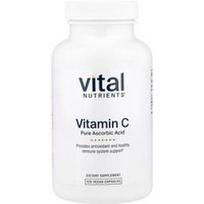 Vital Nutrients, Vitaminas C, 120 veganiškų kapsulių (1,000 mg vienoje kapsulėje)