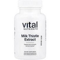Vital Nutrients, Pieno erškėčių ekstraktas, 250 mg, 60 veganiškų kapsulių