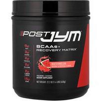 JYM Supplement Science, „Post JYM®“, BCAA + atsistatymo matrica, arbūzo skonio, 630 g