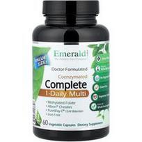 Emerald Laboratories, Koenzimuotas pilnas 1 dienos multivitaminų kompleksas, 60 daržovių kapsulių