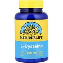 Nature's Life, L-cisteinas, 500 mg, 100 kapsulių