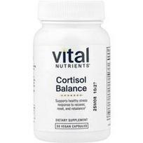 Vital Nutrients, Kortizolio balansas, 30 veganiškų kapsulių