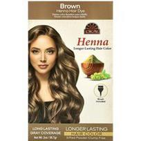 Okay Pure Naturals, Henna, ilgiau išliekanti plaukų spalva, ruda, 2 oz (56.7 g)