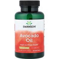Swanson Vitamins, Avokadų aliejus, 1 g, 60 minkštųjų kapsulių